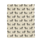 Lion Pattern Velveteen Plush Blanket