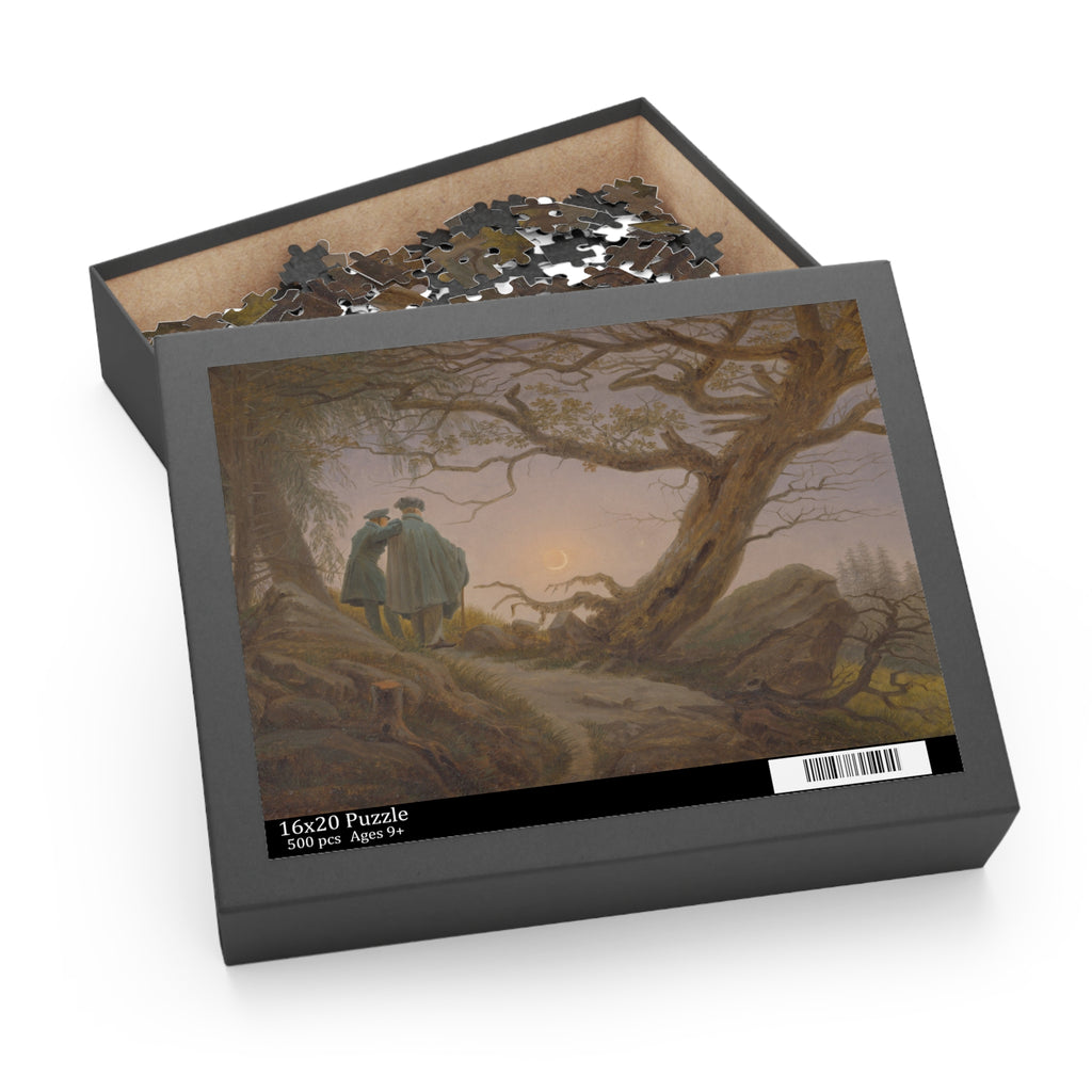 Caspar David Friedrich 'Two Men Contemplating the Moon' Jigsaw Puzzle