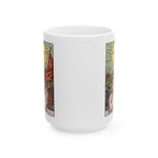 The Sun tarot card mug, Rider-Waite-Smith design, ceramic 11oz/15oz, view 5