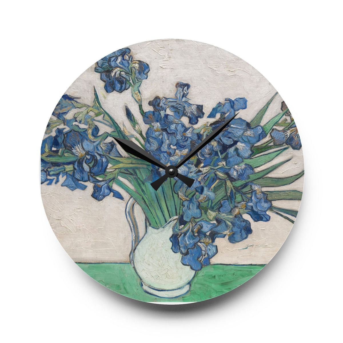 Vincent van Gogh 'Irises' Wall Clock