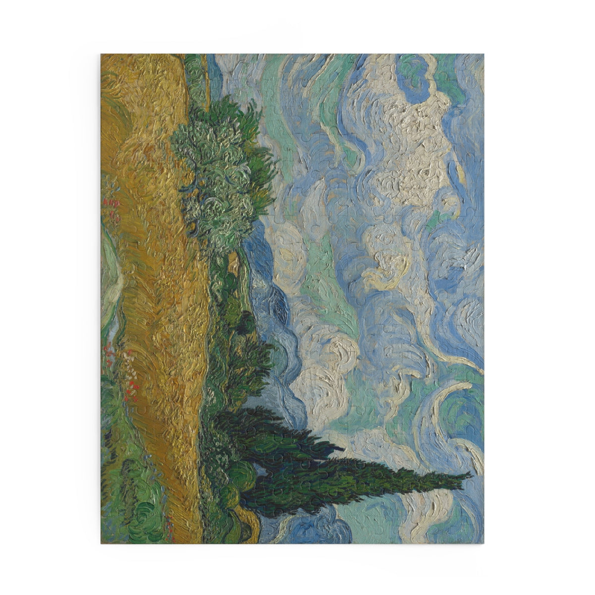 Vincent van Gogh 'Wheat Field with Cypresses' Jigsaw Puzzle