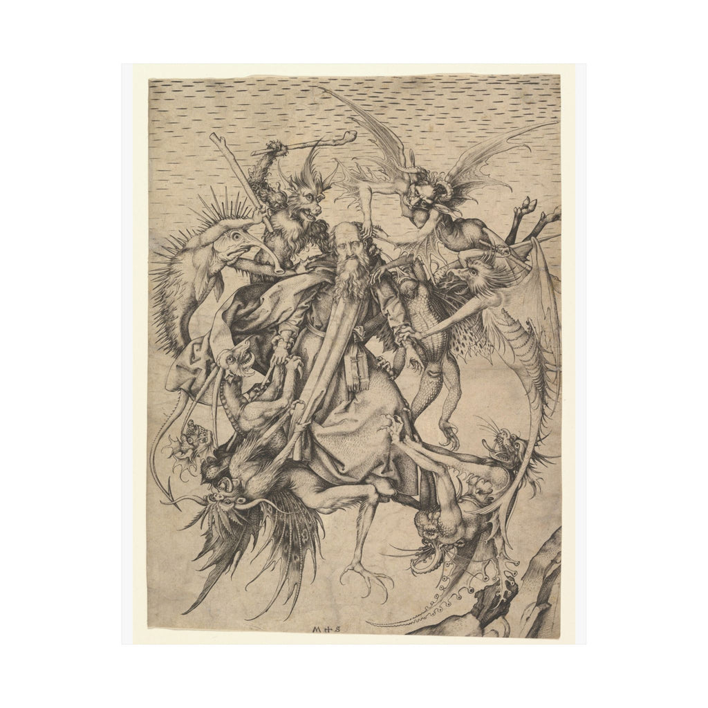 Martin Schongauer 'Saint Anthony Tormented by Demons' Poster