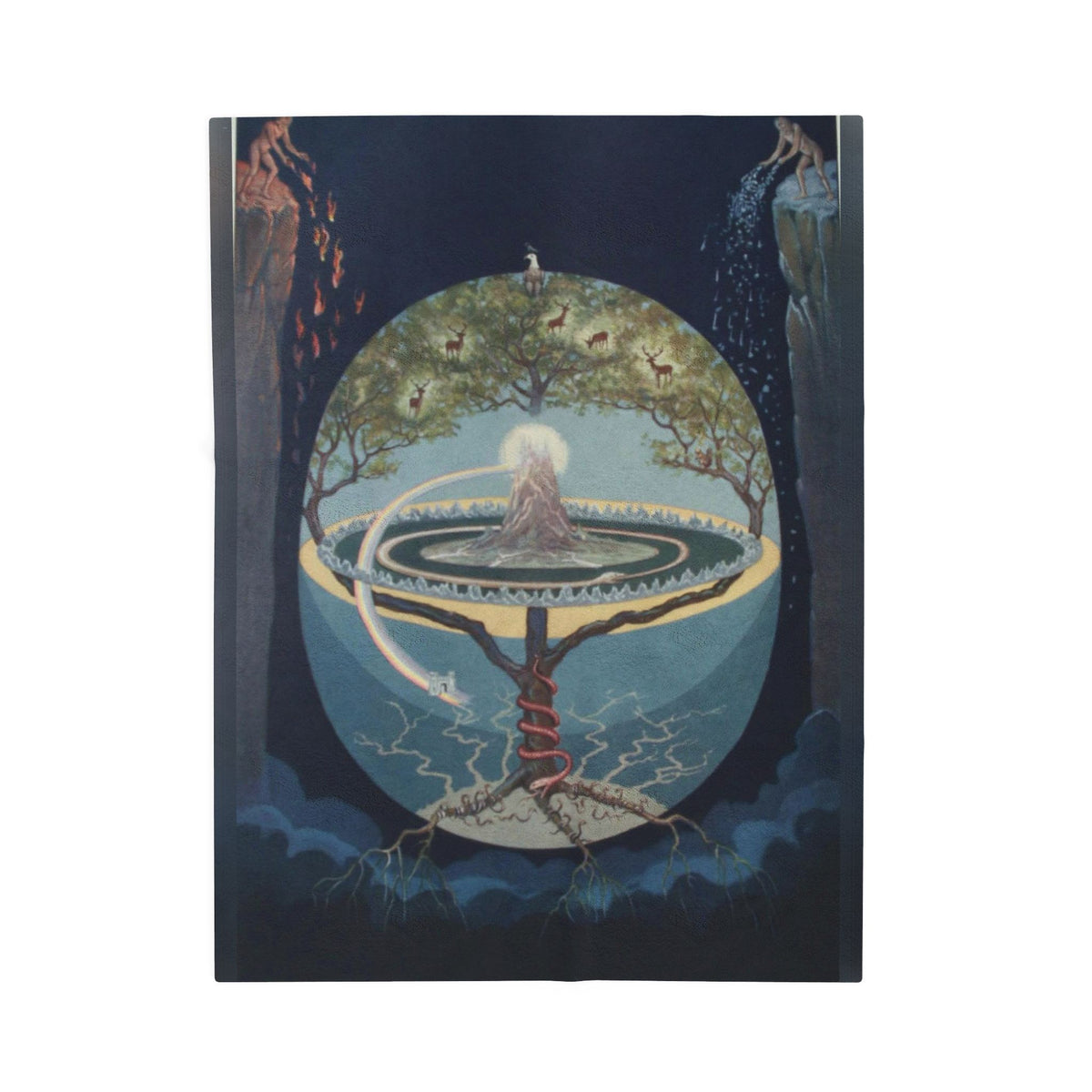 Yggdrasil Velveteen Plush Blanket
