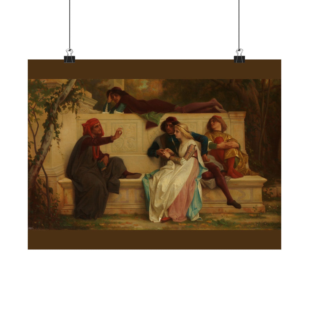 Alexandre Cabanel 'Florentine Poet' Poster