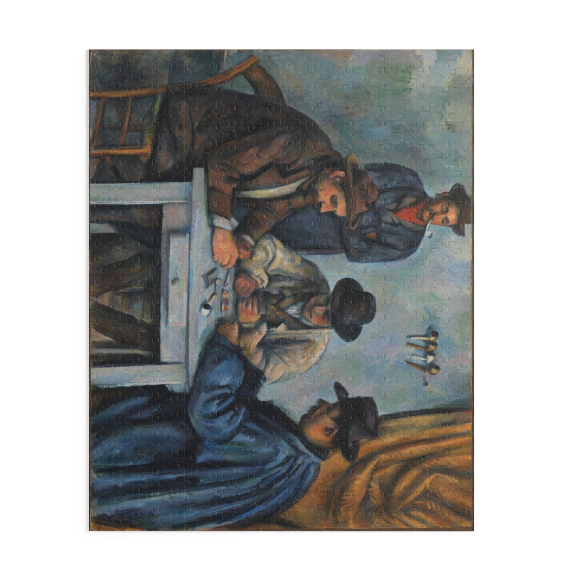 Paul Cézanne 'The Card Players' Jigsaw Puzzle