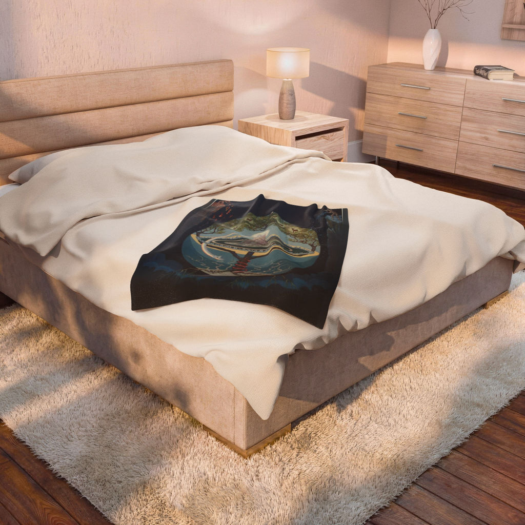 Yggdrasil Velveteen Plush Blanket