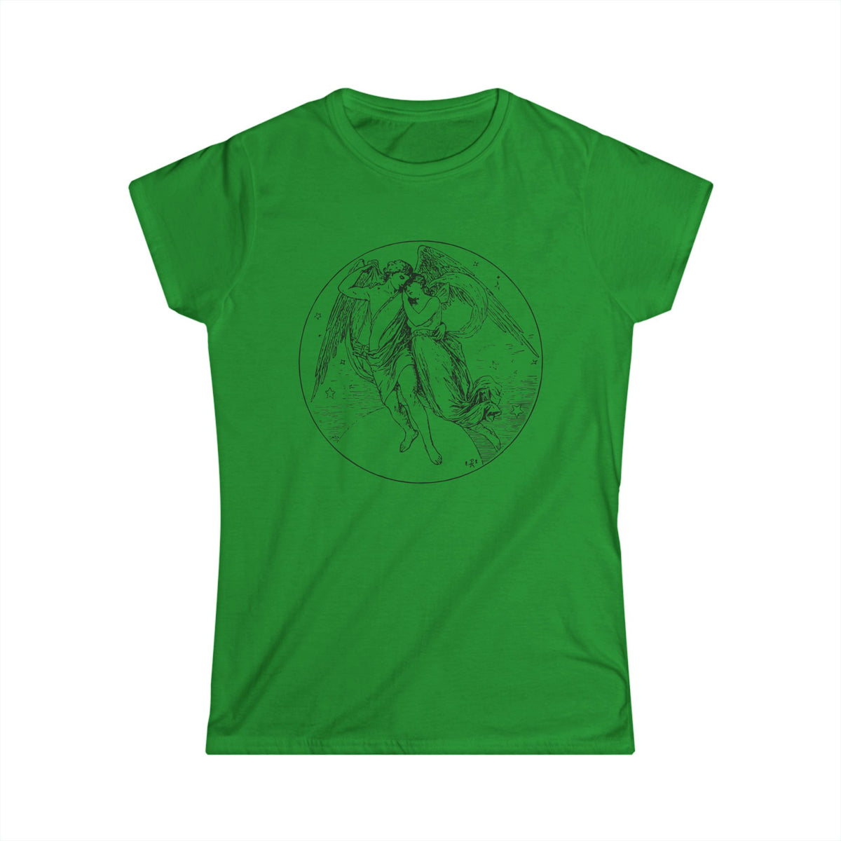 Eros and Psyche Tee in Irish Green