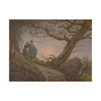 Caspar David Friedrich 'Two Men Contemplating the Moon' Poster