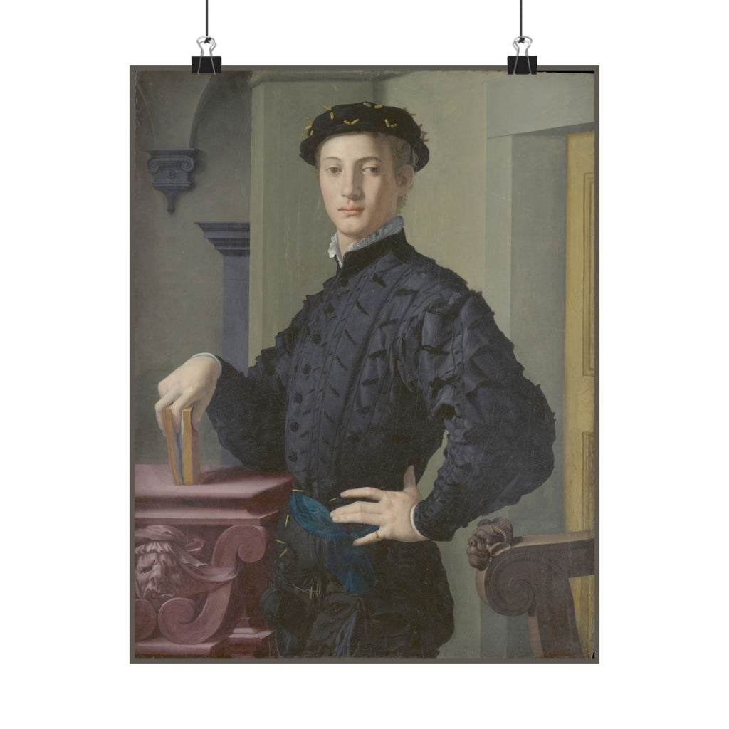 Bronzino 'Portrait of a Young Man' Poster