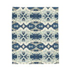 Great Wave Mirror Pattern Velveteen Plush Blanket