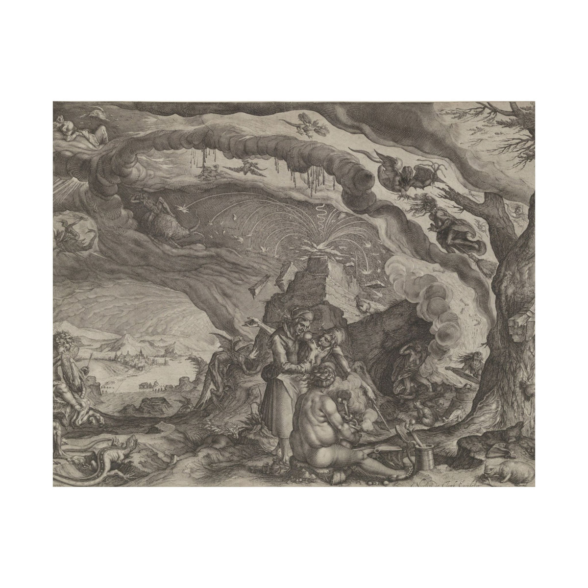 Andries Stock 'Witches Preparing for Sabbath' Poster
