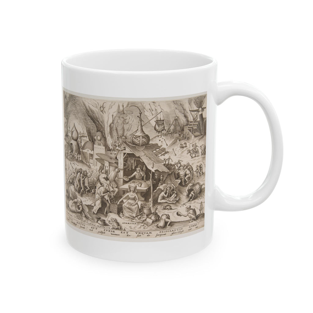 Pieter van der Heyden 'Avarice' Mug