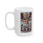 Judgement tarot card mug, Rider-Waite-Smith design, ceramic 11oz/15oz, view 4