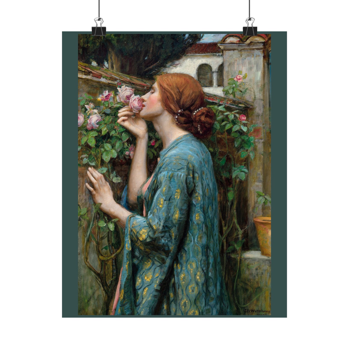 John William Waterhouse 'The Soul of the Rose' Poster