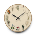 Birth Flower Botanical Wall Clock