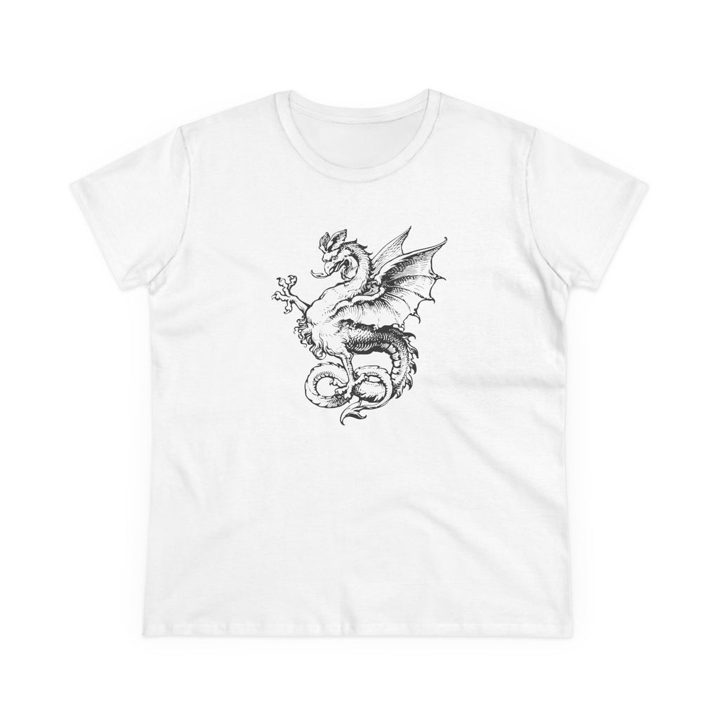 Dragon Tee in White