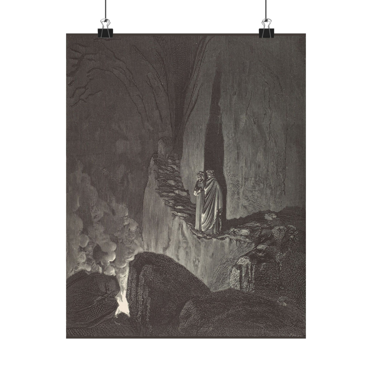 Gustave Doré 'The Vision of Hell' Poster