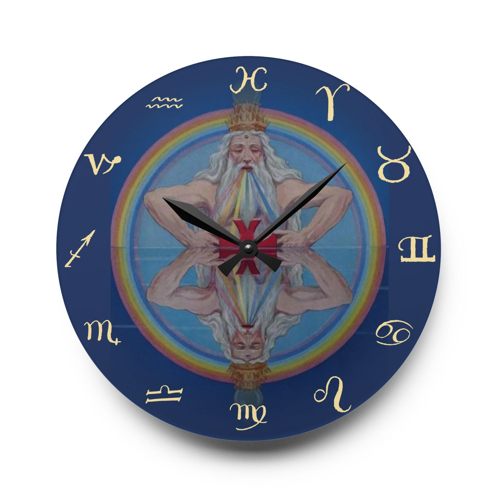 J. Augustus Knapp 'Microcosm and Macrocosm' Zodiac Wall Clock