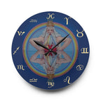 J. Augustus Knapp 'Microcosm and Macrocosm' Zodiac Wall Clock