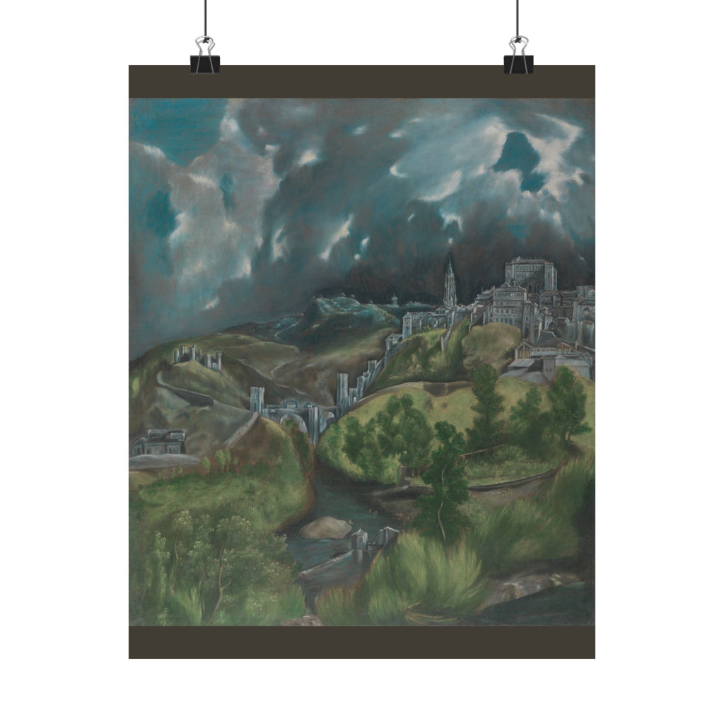 El Greco 'View of Toledo' Poster