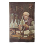 Paracelsus and the Flasks Banner Flag: Knapp Hanging Wall Flag