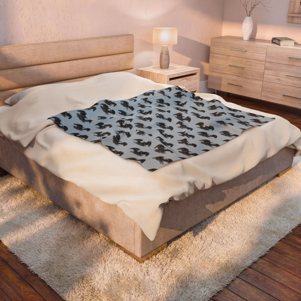 War Eagle Pattern Velveteen Plush Blanket