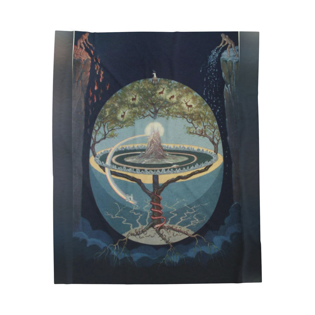 Yggdrasil Velveteen Plush Blanket