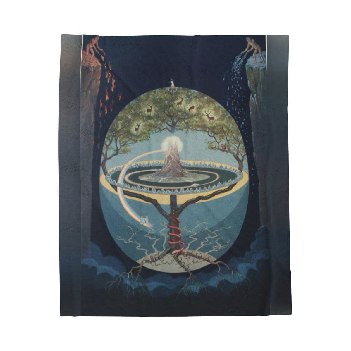 Yggdrasil Velveteen Plush Blanket