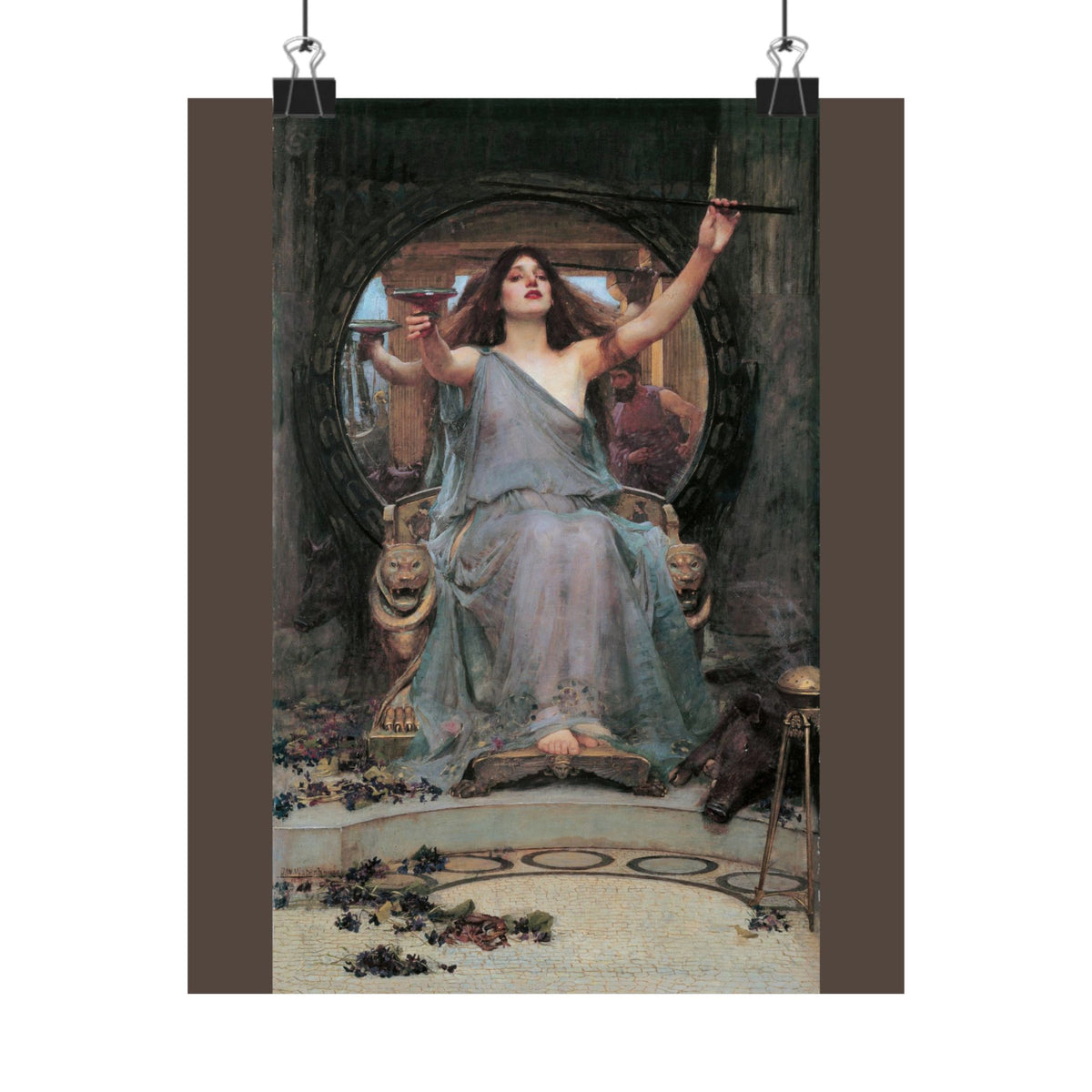 John William Waterhouse 'Circe Offering the Cup to Ulysses' Poster