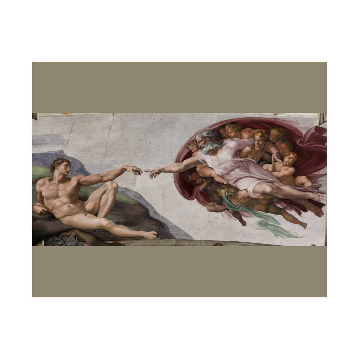 Michelangelo 'The Creation of Adam' Poster