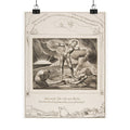 William Blake 'Satan Smiting Job with Boils' Poster