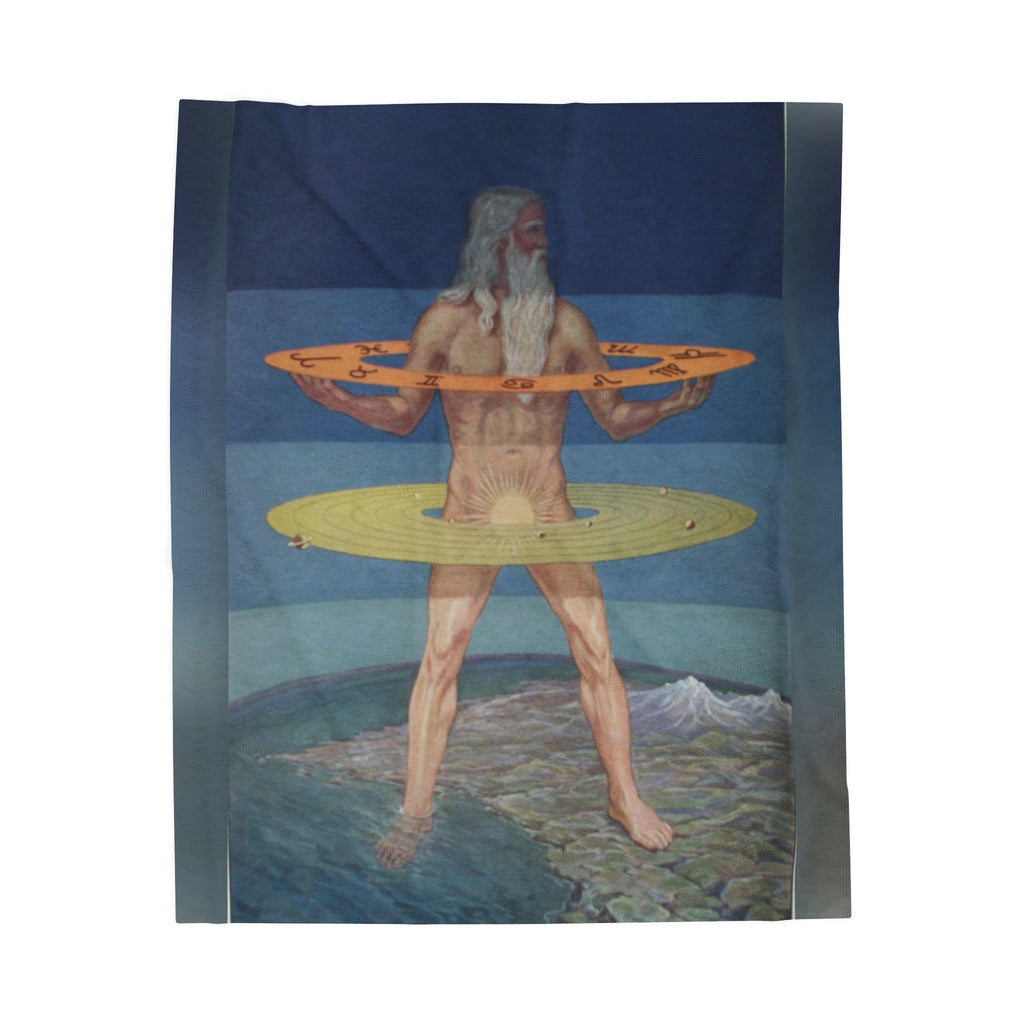 The Grand Man of the Zohar Velveteen Plush Blanket