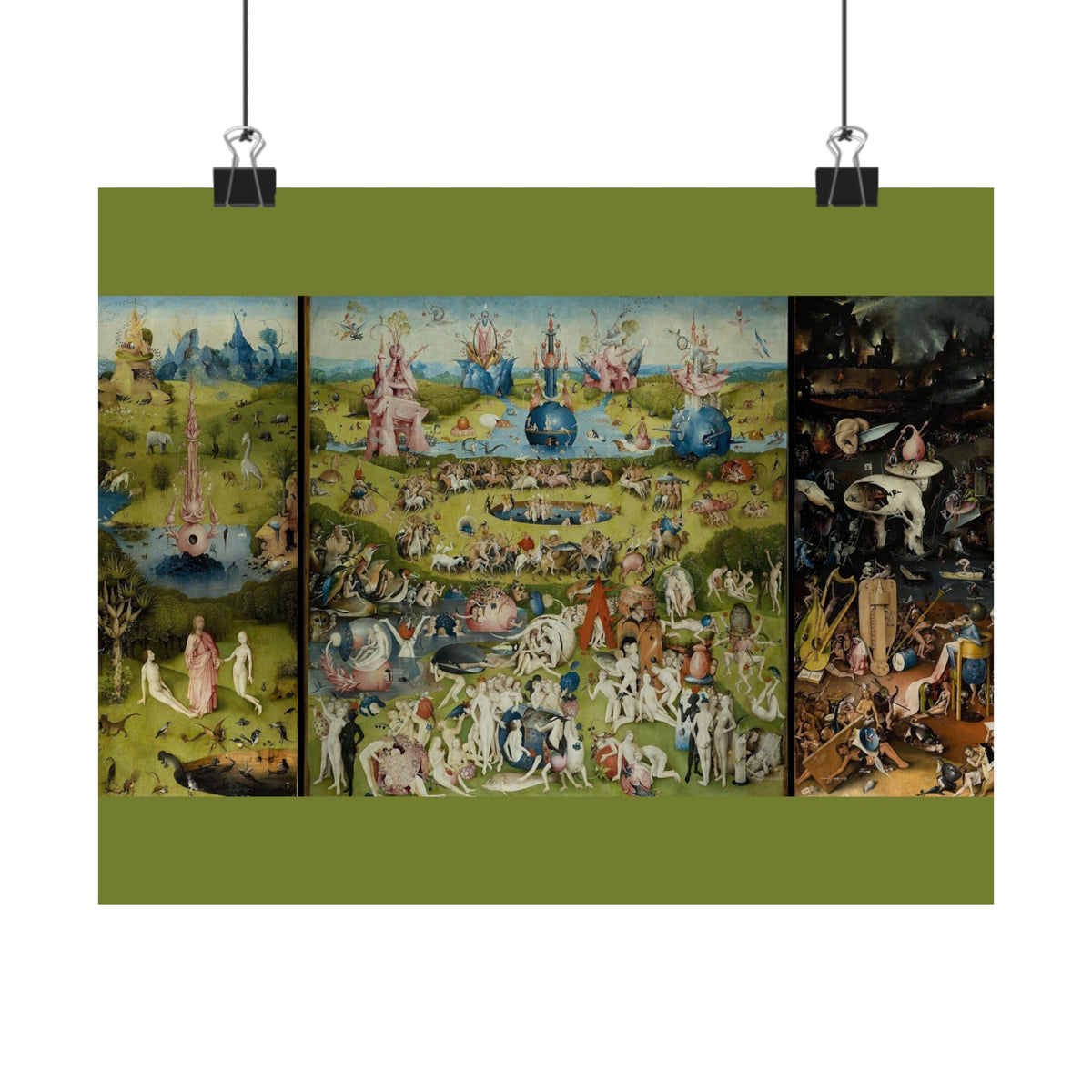 Hieronymus Bosch 'The Garden of Earthly Delights' Poster
