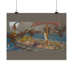 John William Waterhouse 'Ulysses and the Sirens' Poster