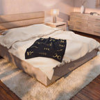 Zodiac Signs Velveteen Plush Blanket