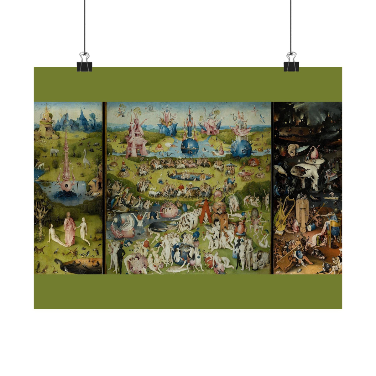 Hieronymus Bosch 'The Garden of Earthly Delights' Poster