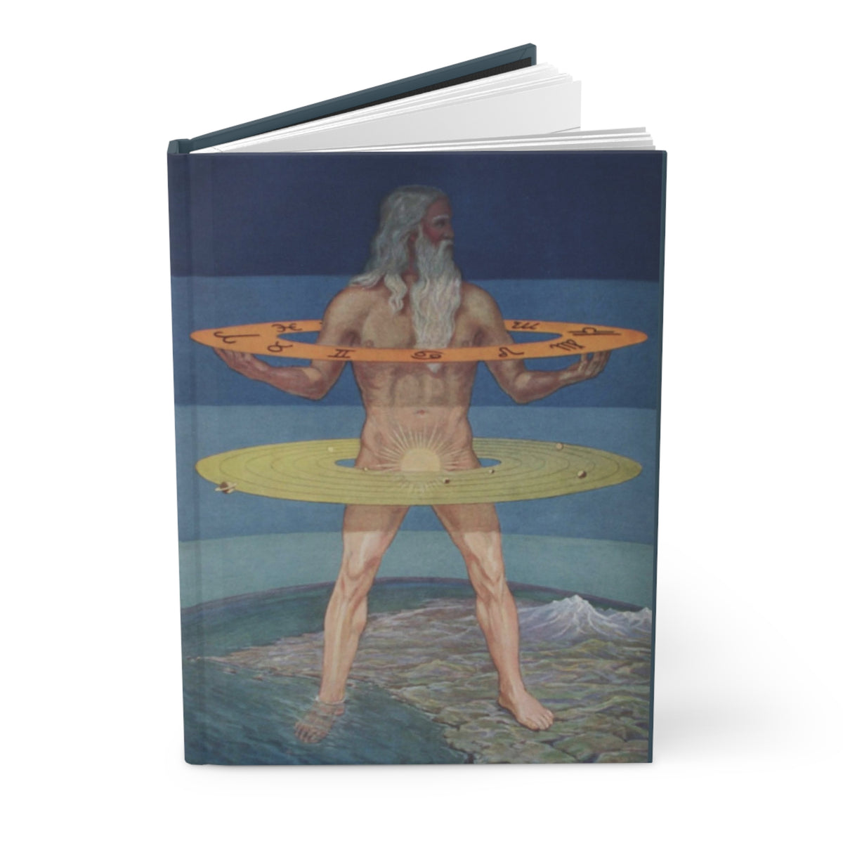 Grand Man of the Zohar Journal: Kabbalah Grimoire Notebook