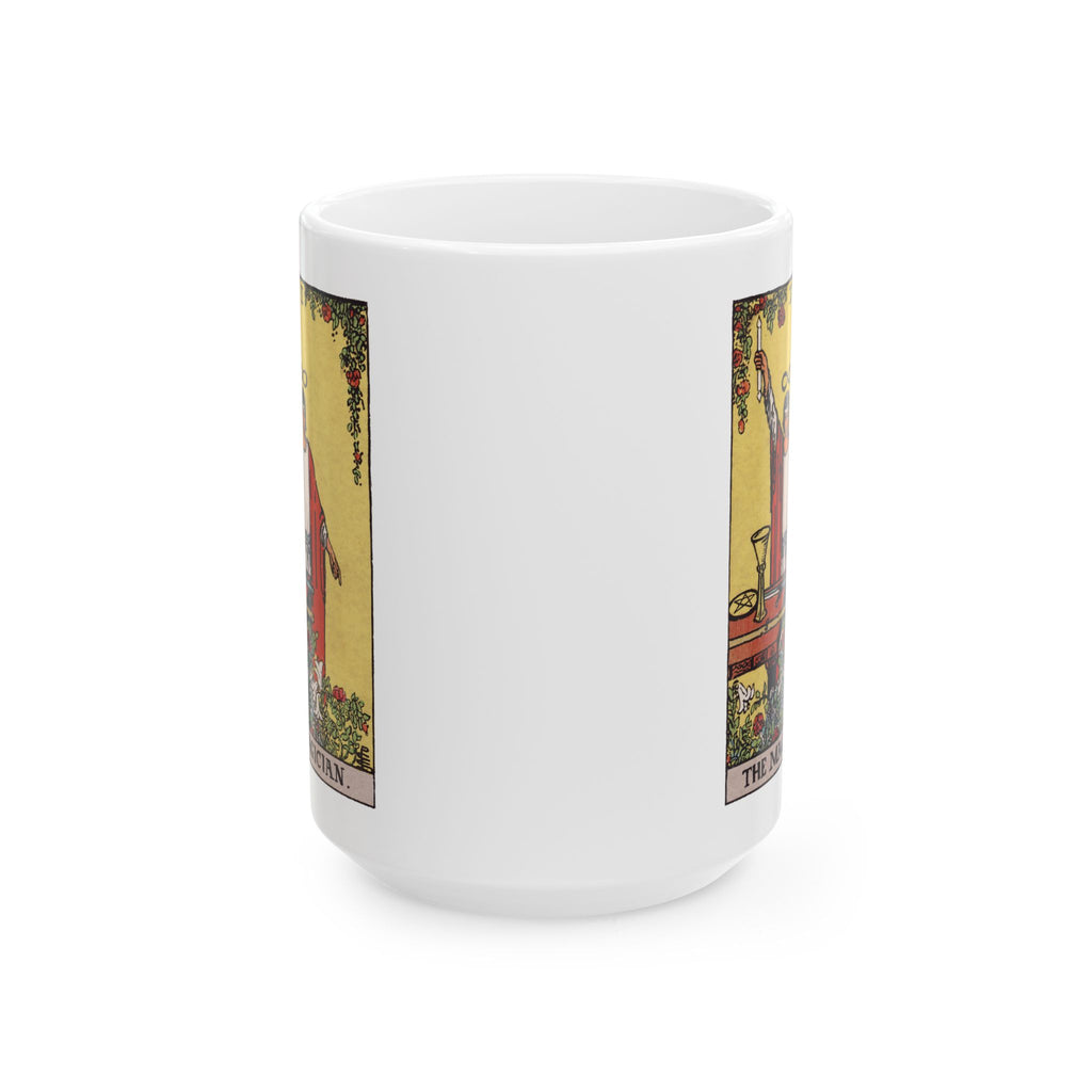 The Magician tarot card mug, Rider-Waite-Smith design, ceramic 11oz/15oz, view 5