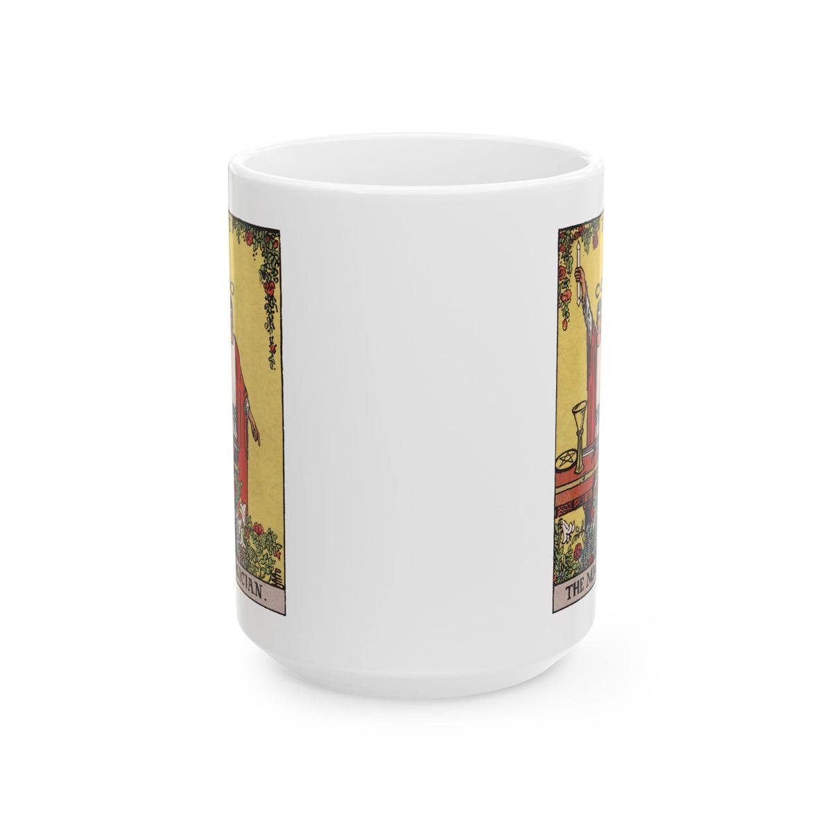 The Magician tarot card mug, Rider-Waite-Smith design, ceramic 11oz/15oz, view 5