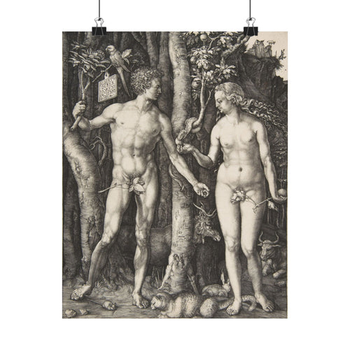 Albrecht Dürer 'Adam and Eve' Poster