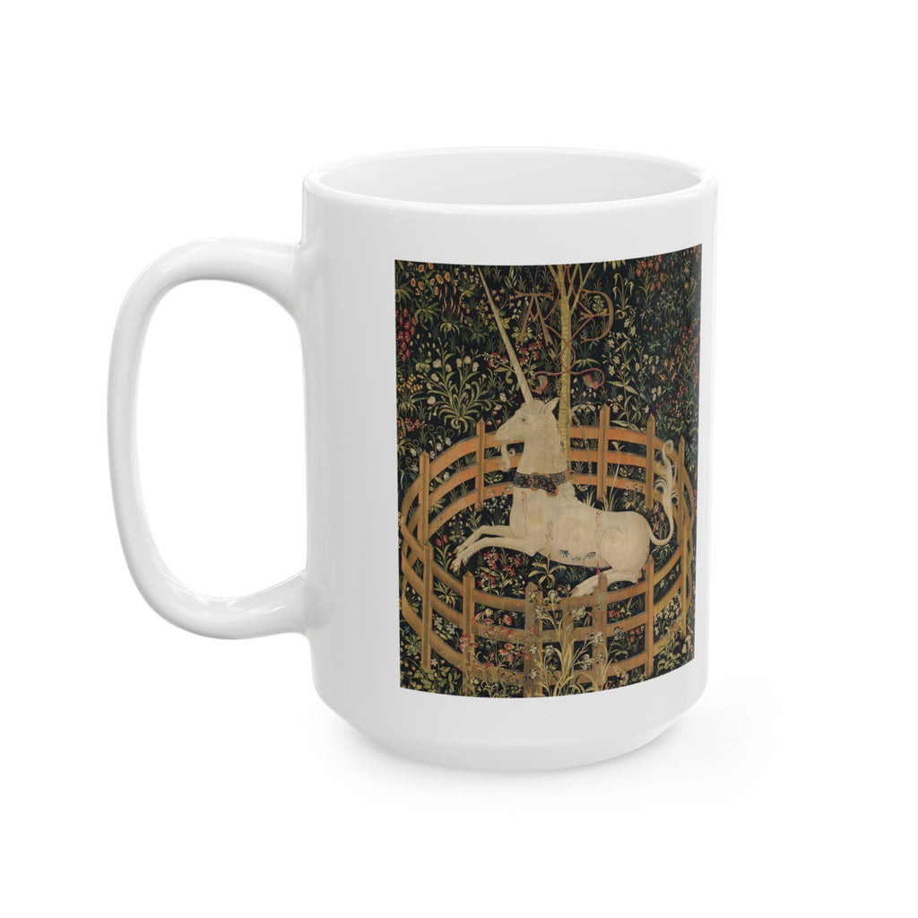 The Unicorn Rests in a Garden Mug