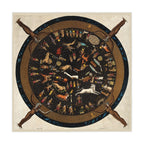 Egyptian Zodiac of Dendera Altar Cloth: Planisphere of the Temple of Tentyra