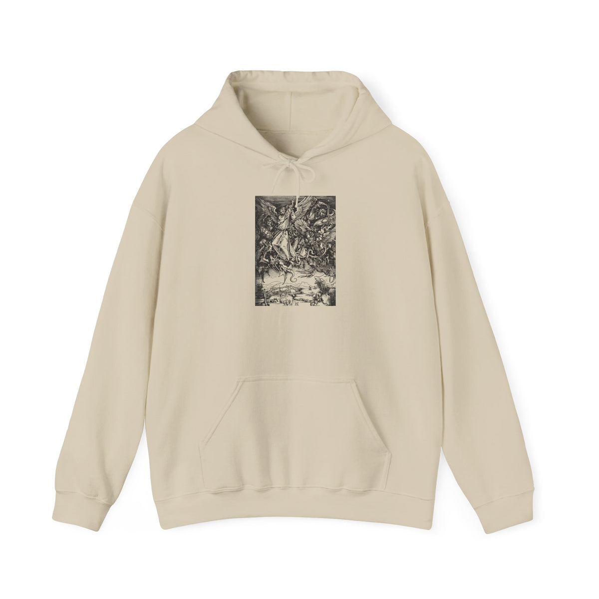 Saint Michael Fighting the Dragon Hoodie