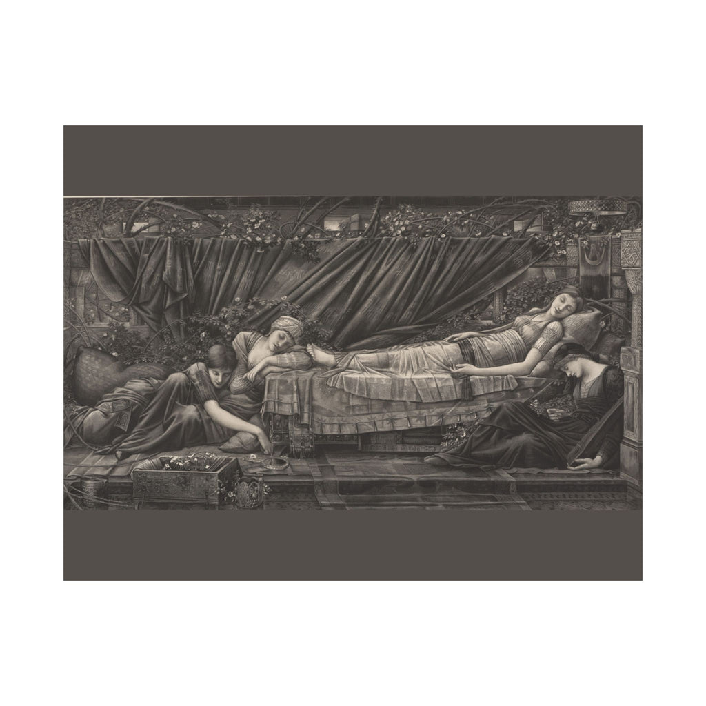 Edward Burne-Jones 'The Rose Bower, The Legend of the Briar Rose' Poster