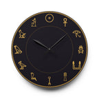 Egyptian Hieroglyphs Wall Clock