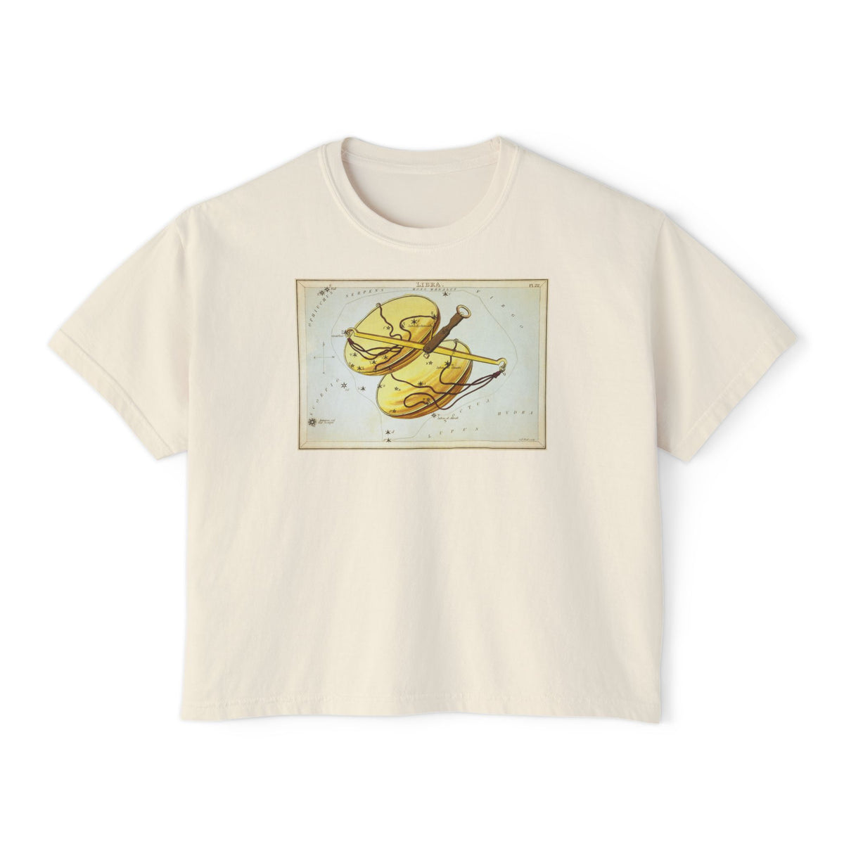 Libra Zodiac Boxy Tee