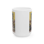 The Chariot tarot card mug, Rider-Waite-Smith design, ceramic 11oz/15oz, view 5