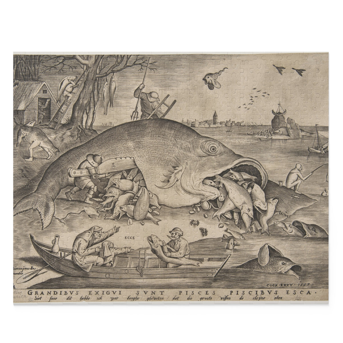 Pieter van der Heyden 'Big Fish Eat Little Fish' Jigsaw Puzzle