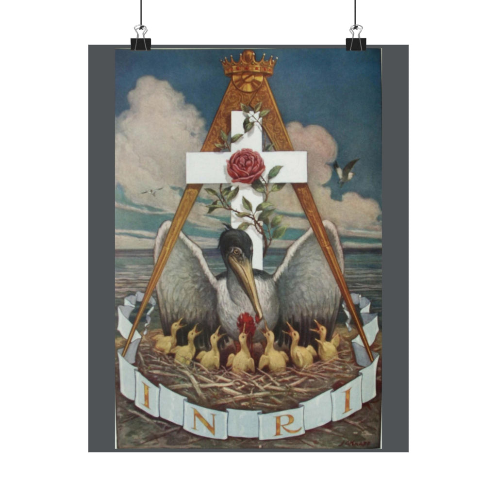 J. Augustus Knapp 'Jewel of the Rose Croix' Poster
