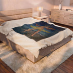 The Grand Man of the Zohar Velveteen Plush Blanket